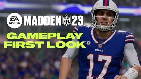 MADDEN 23 GAMEPLAY FIRST LOOK | TDBarrett v Cleff | Madden Championship Series - YouTube