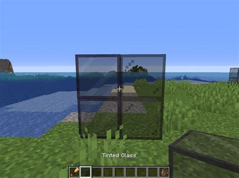 How to use tinted glass in Minecraft