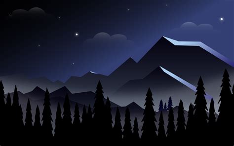 1440x900 Night Mountains Minimalist 8k Wallpaper,1440x900 Resolution HD 4k Wallpapers,Images ...