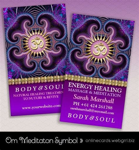 spiritual counsellor business card - Google Search | Tarot business, Meditation energy, Card design