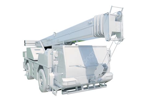 Truck Mounted Crane On White Heavy Heavy, White, Crane, Telescopic PNG Transparent Image and ...
