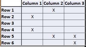 How to get address, Column Name and Row Name of all marked rows in ...