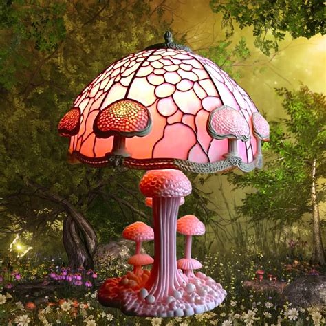 Fairy Forest Mushroom Night Light Table Lamp - Shop Online on roomtery