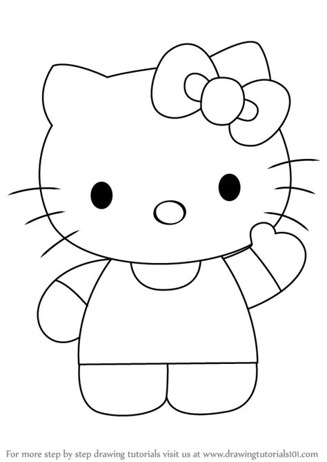 Hello Kitty Drawing For Kids - Flowers Drawing Pages - Cliparts.co - Hello kitty coloring pages ...