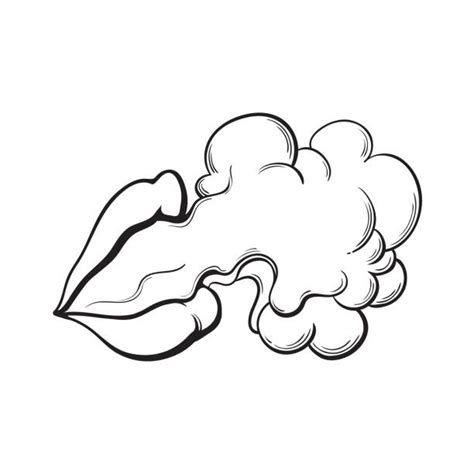 Woman Blowing Smoke Illustrations, Royalty-Free Vector Graphics & Clip ...