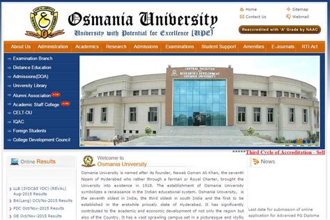 Assistant Professor Jobs in Osmania University - 2023 2024 Student Forum