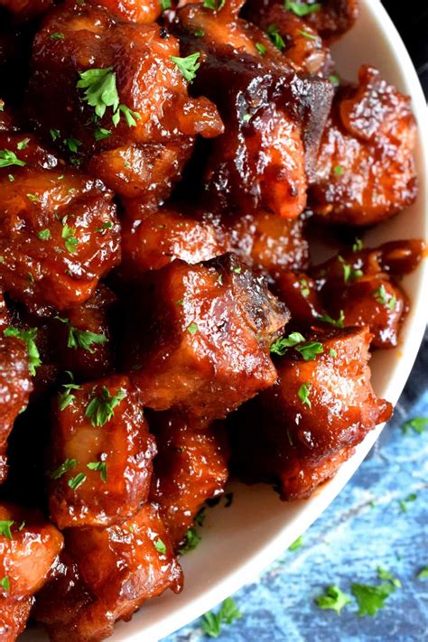 Baked Barbecue Pork Riblets - Lord Byron's Kitchen | Pork riblets ...