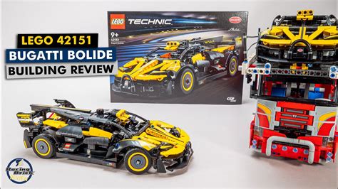 LEGO Technic 42151 Bugatti Bolide detailed building review - YouTube