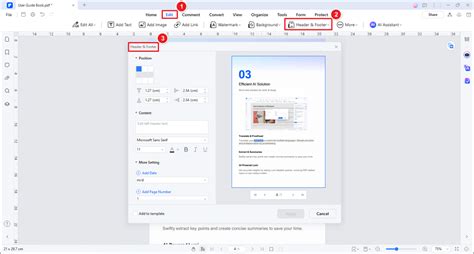 How to Add Header or Footer to PDF