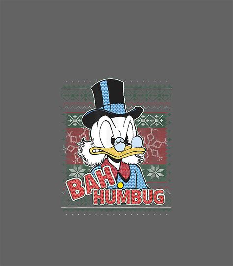 Disney Christmas Scrooge McDuck Bah Humbug Digital Art by Jaxonr Ance ...