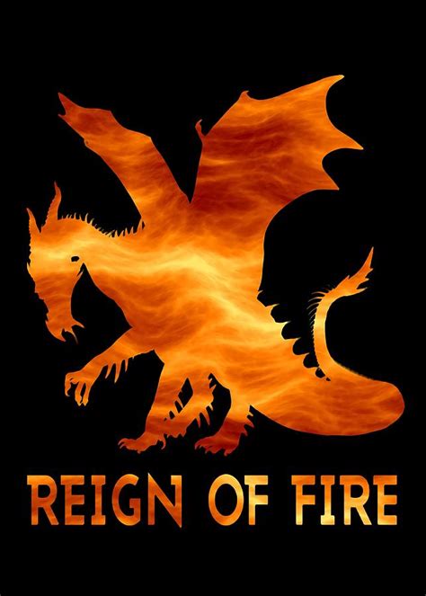 Reign Of Fire Poster Painting by Kennedy Morgan - Fine Art America