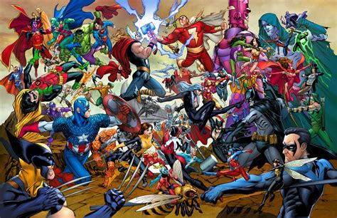 Marvel vs DC poster | Marvel and dc crossover, Marvel vs, Avengers coloring