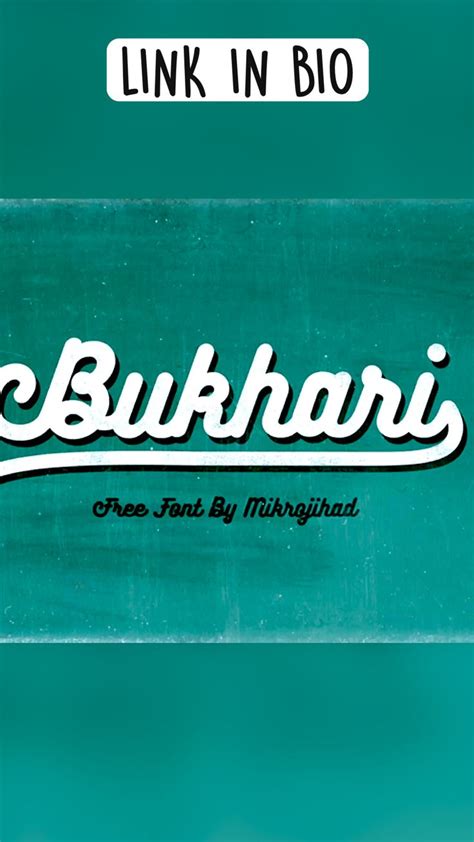 Free Bukhari Script Font in 2022 | Fonts alphabet, Typography fonts ...