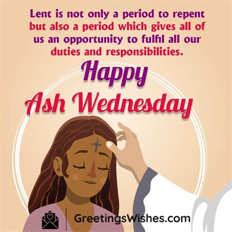 Ash Wednesday Wishes Messages ( 14 February ) - Greetings Wishes