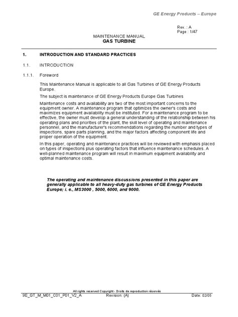 Gas Turbine Maintenance | PDF | Gas Turbine | Fuel Oil