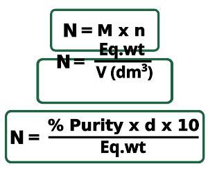 How to Find Normality (N) - Stoichiometry - PSIBERG