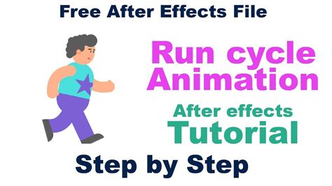 How to Create Run Cycle Animation using Aftereffects ( After Effects Tutorial - without plugin ...