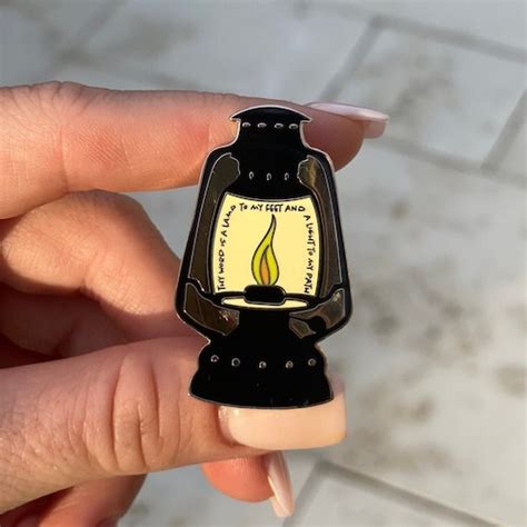 A Lamp Unto My Feet Enamel Pin - Etsy