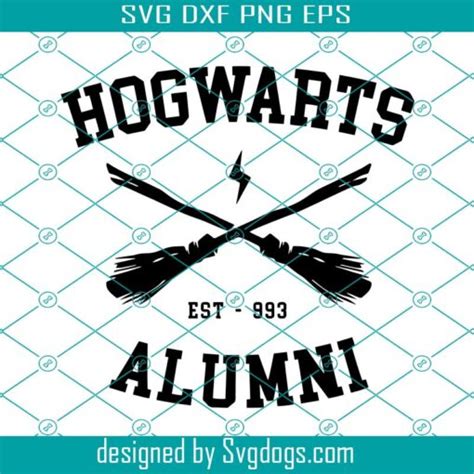 Quidditch Alumni Svg, Hogwarts Alumni Svg, Halloween Svg