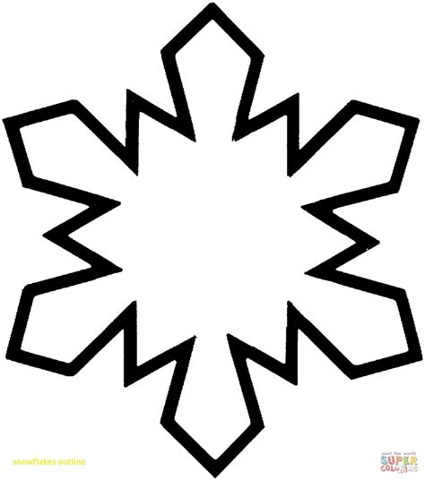 Snowflake clipart, Snowflake ... | Snowflake coloring pages, Simple snowflake, Star coloring pages