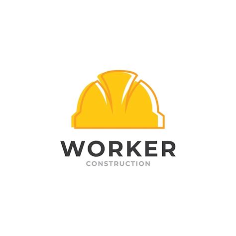 Premium Vector | Worker logo vector template