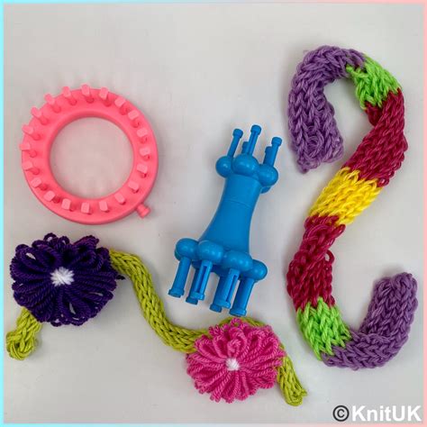 Embellishment Set of 2: Flower Loom & French Knitter | Knitting Loom | KnitUK