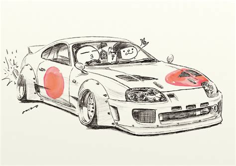 car illustration “crazy car art” jdm japanese old... - ozizo art show