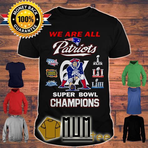 (Fast Shipping) New England Patriots We Are All Patriots Super Bowl ...