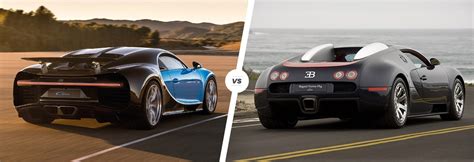 Bugatti Chiron vs Veyron speed/stats comparison | carwow