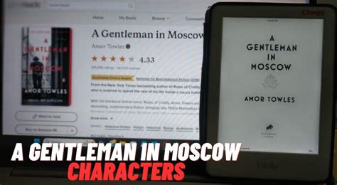 A Gentleman in Moscow Characters - Characters List