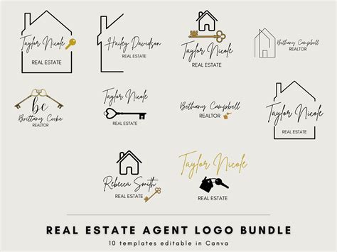 Real Estate Logo Realtor Logo Real Estate Logo Design Real Estate Agent Real Estate Marketing ...