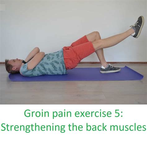 Groin pain cause, symptoms and treatment with 5 exercises