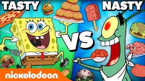 Krusty Krab vs. Chum Bucket: Whose Food Is Tastier? 🍔 | SpongeBob | Nicktoons - YouTube