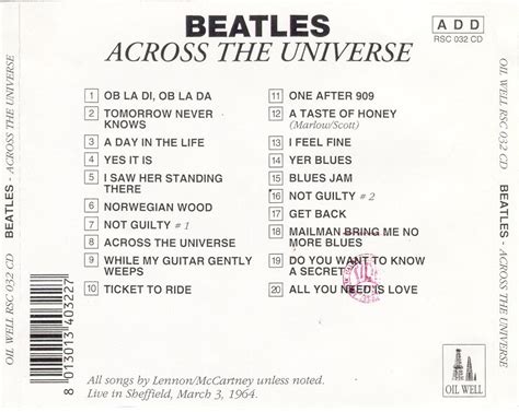 The Be・・・・: Across The Universe - The Beatles