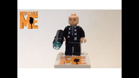 Lego Despicable Me - Custom Gru Minifigure Review - YouTube