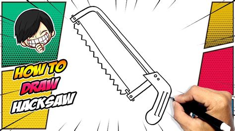 How to draw Hacksaw - YouTube