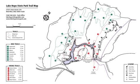 Lake Hope Trail Map | Download Free PDF | Human Power | Hiking