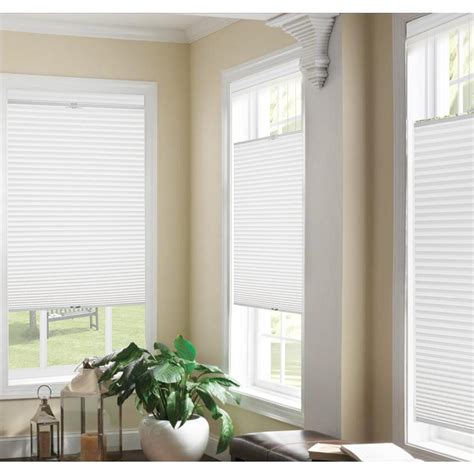 Top Down/Bottom Up White Cordless Cellular Shade - 32 in. W x 64 in. L-13997 - The Home Depot