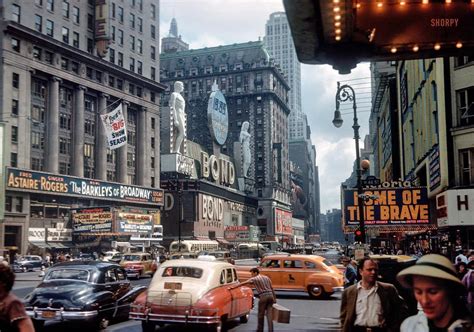 Vintage Photograph Shows a Busy Times Square in 1949 | Viewing NYC