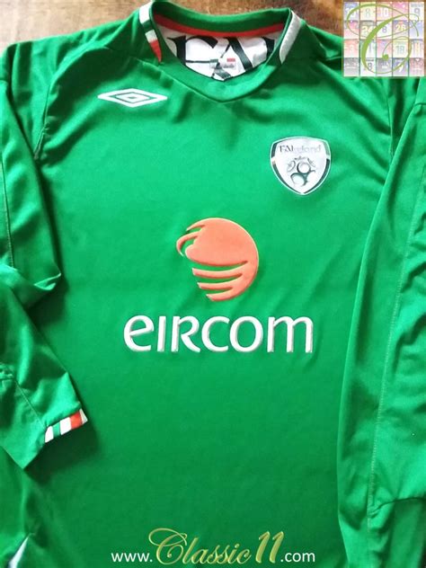 Republic of Ireland Home football shirt 2006 - 2008.