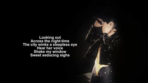 Michael Jackson - Human Nature - Lyrics Video - YouTube