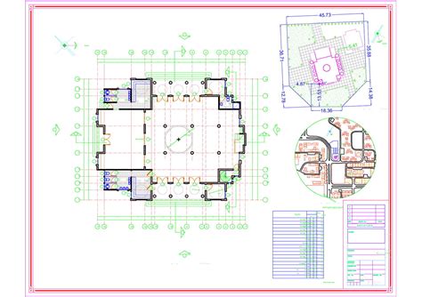 Mosque_Plan - Cadbull