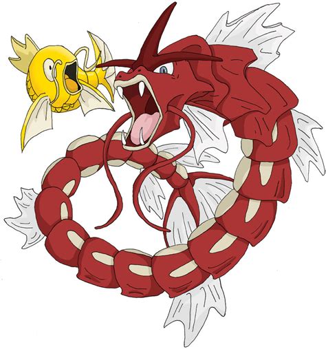 Shiny Magikarp and Gyrados by synyster-gates-A7X on DeviantArt