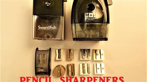 The Best Pencil Sharpeners! Pencil Sharpener Review! - YouTube