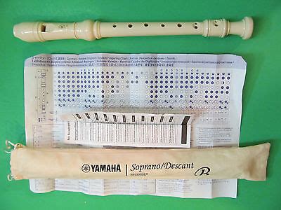 Yamaha Flute Recorder Baroque YRS-24B Soprano/Descant With Instructions/Sleeve. | eBay