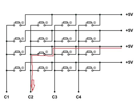 4x4 Keypad Module Pinout, Configuration, Features, Circuit & Datasheet