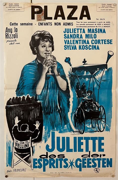 Juliet Of The Spirits Original Belgium Film Poster - Blue Robin Collectables