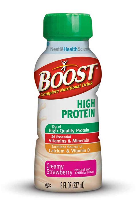 Amazon.com : Boost Hi Protein Creamy Strawberry Ready To Drink, 8 Ounce ...