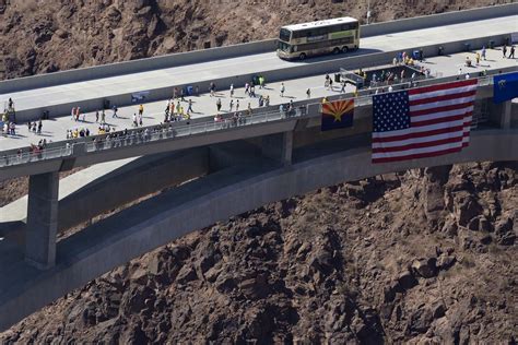 Thousands walk new Hoover Dam Bypass bridge – Las Vegas Review-Journal