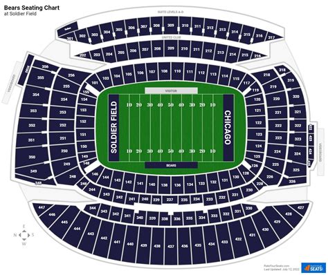 Chicago Bears Seating Chart - RateYourSeats.com